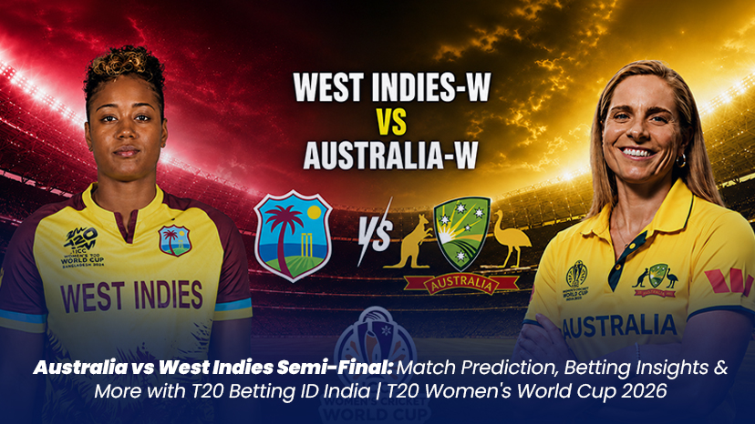 Australia vs West Indies T20 Women World Cup 2026 Semi Final: Match Prediction, Betting Insights & More with T20 Betting ID India