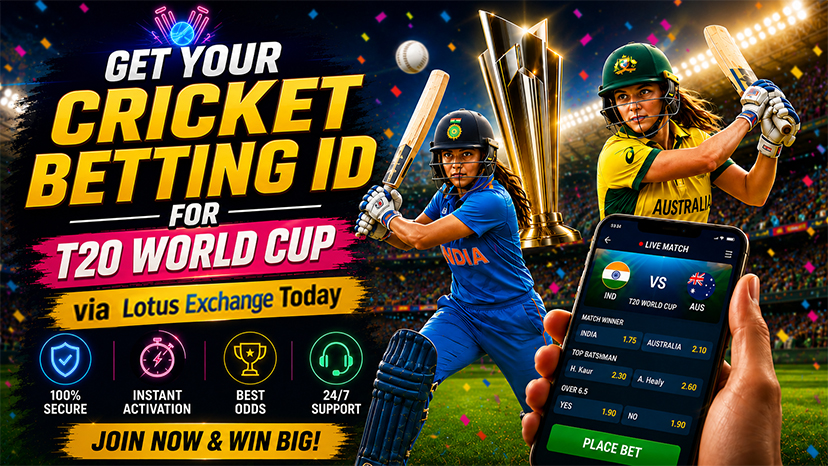 Get Your Cricket Betting ID for T20 World Cup via Lotus Exchange Today