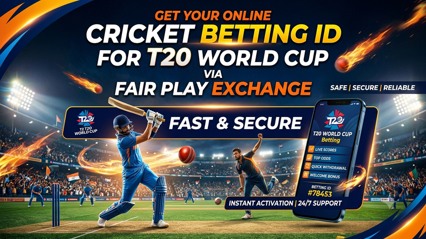 Get Your Online Cricket Betting ID for T20 World Cup via Fair Play Exchange