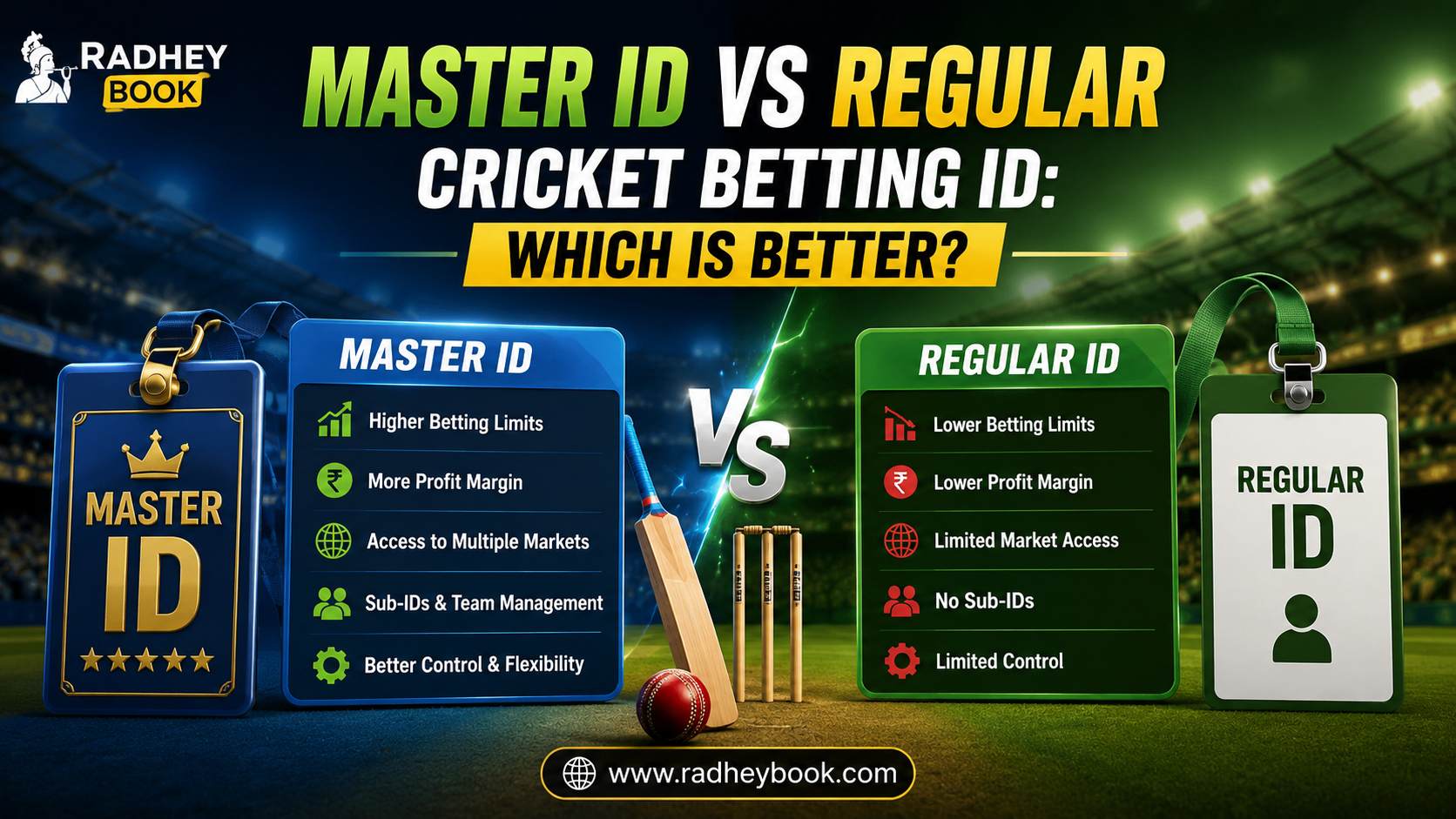 Master ID vs Regular Cricket Betting ID: Which is Better?