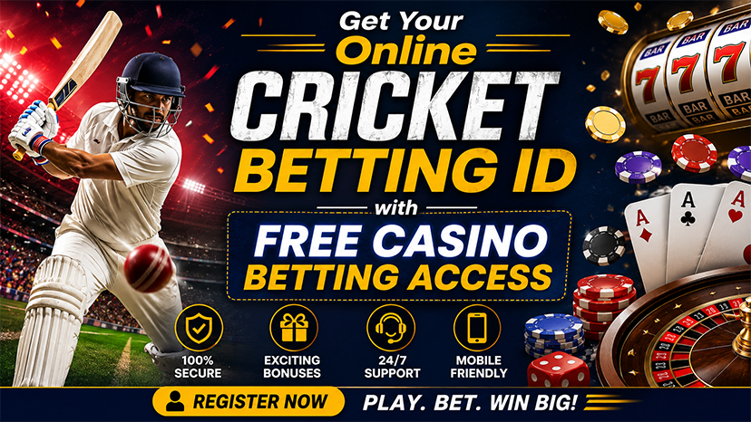 Get Your Online Cricket Betting ID with Free Casino Betting Access