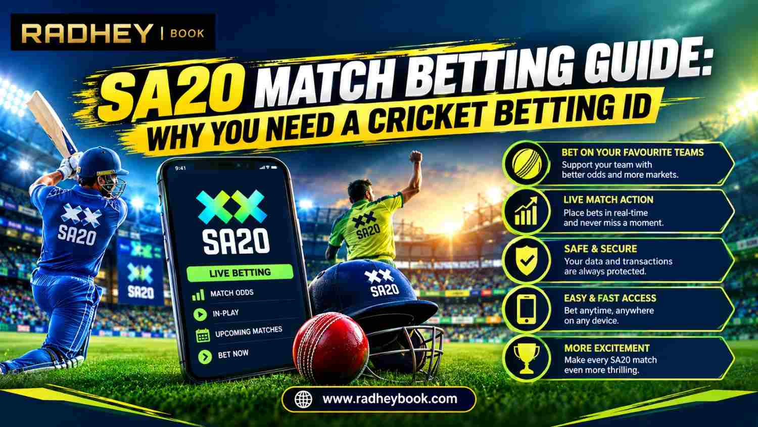 SA20 Match Betting Guide: Why You Need a Cricket Betting ID