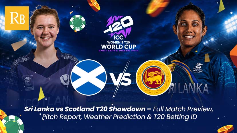 Sri Lanka vs Scotland T20 Showdown – Full Match Preview, Pitch Report, Weather Prediction & T20 Betting ID
