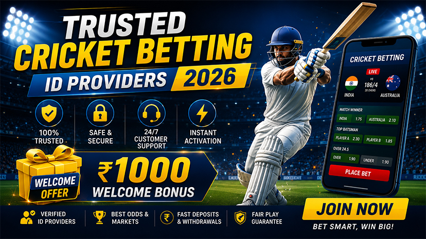Trusted Cricket Betting ID Providers 2026 with ₹1000 Welcome Offer